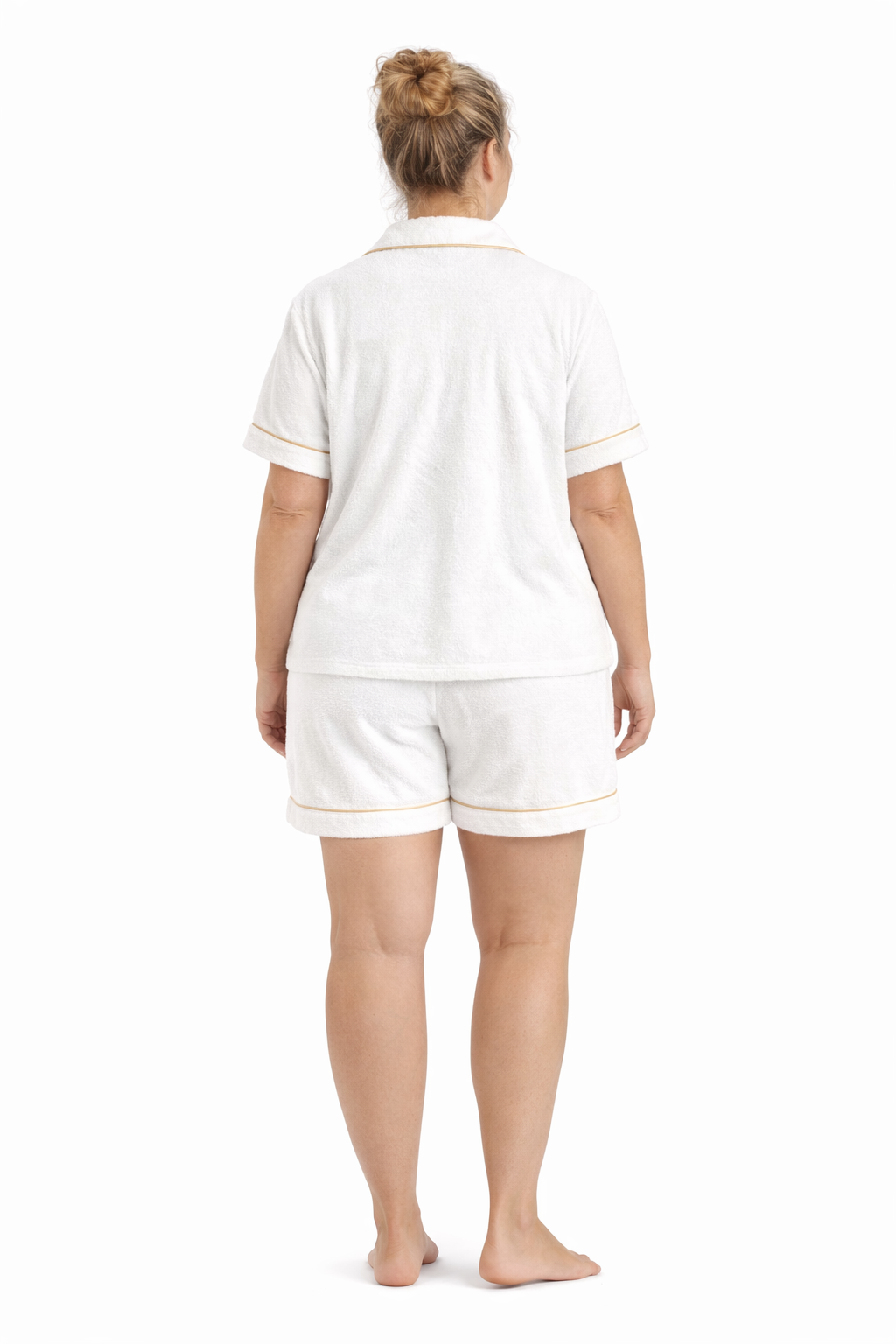 Short Sleeve, Summer Range, Short Pant towelling pyjamas