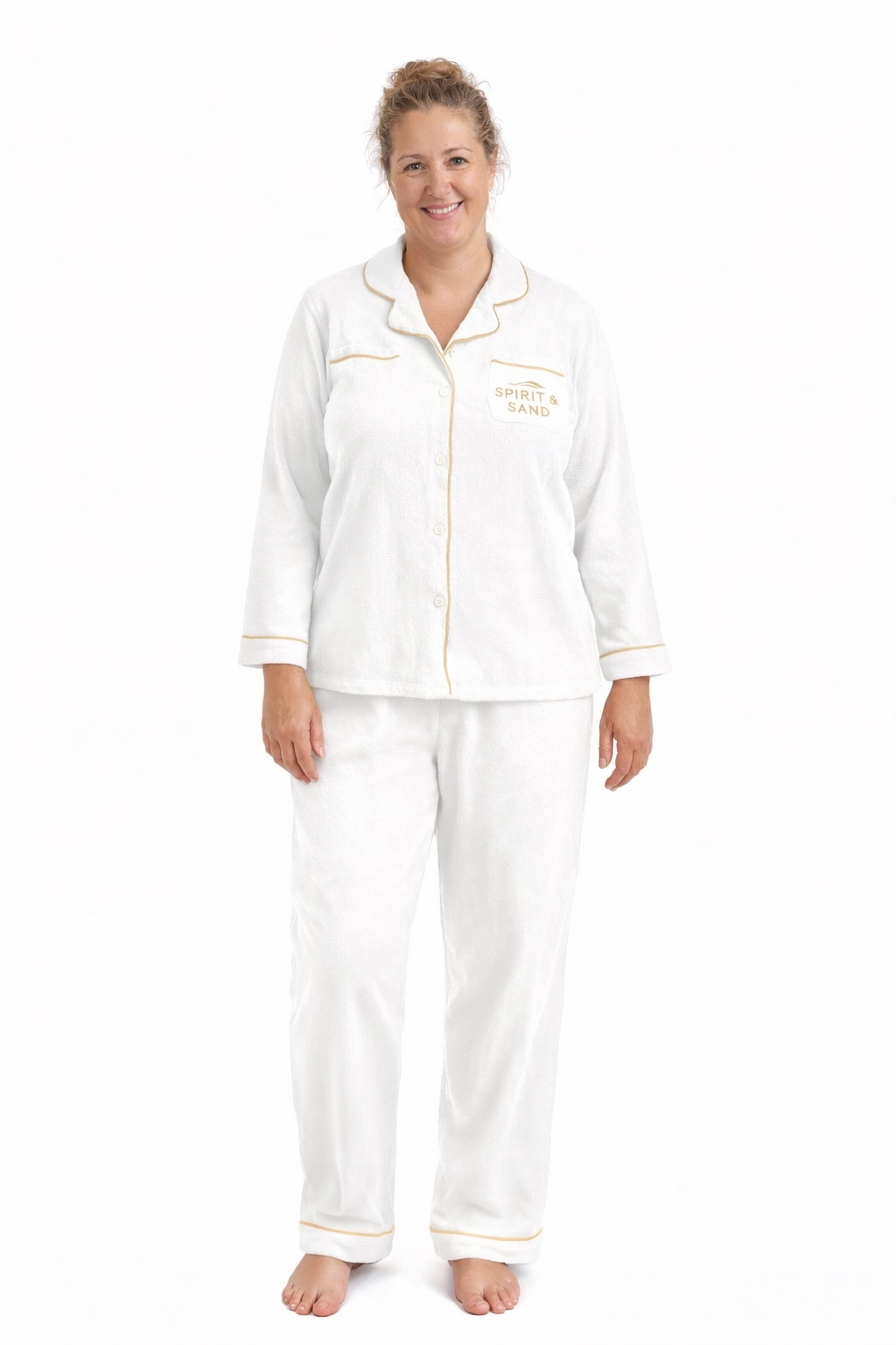 Long Sleeve, Winter Range, Long Pant towelling pyjamas