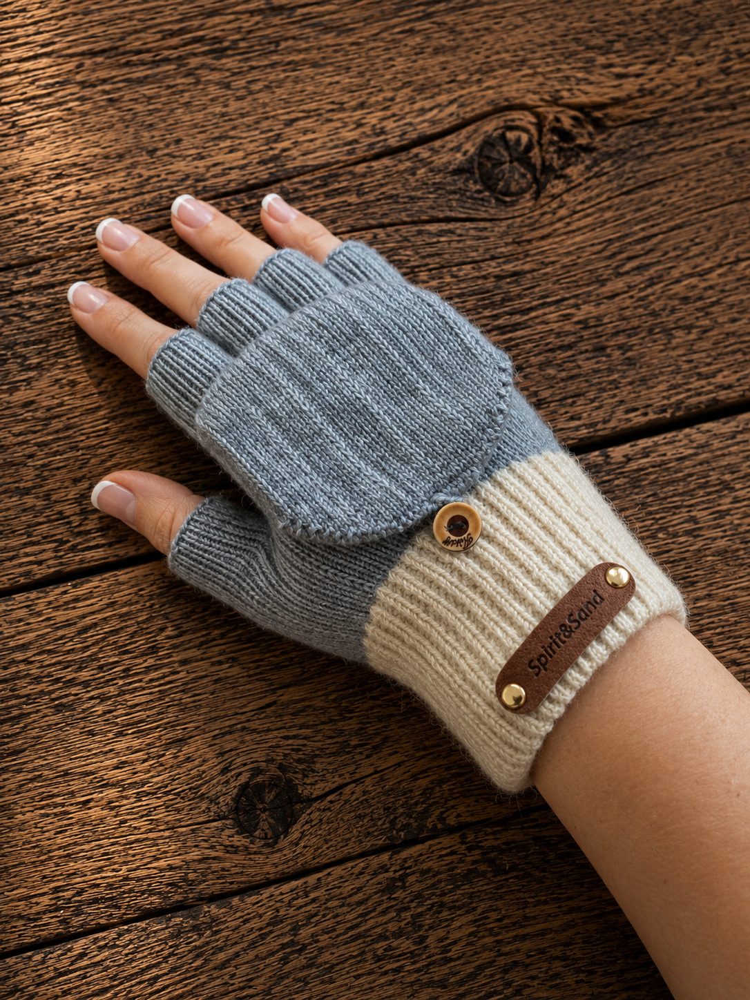 Fingerless Flip Gloves