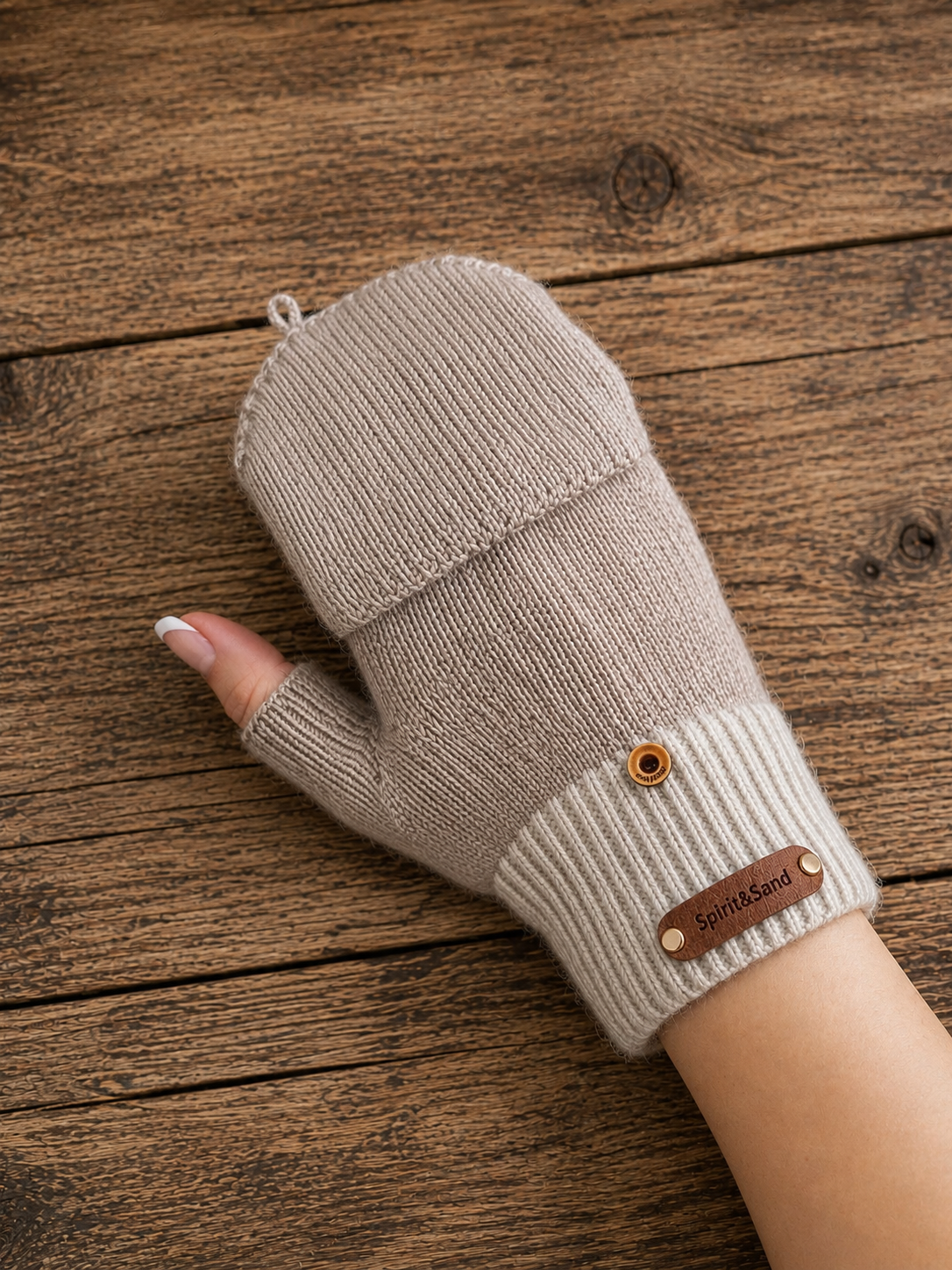 Fingerless Flip Gloves