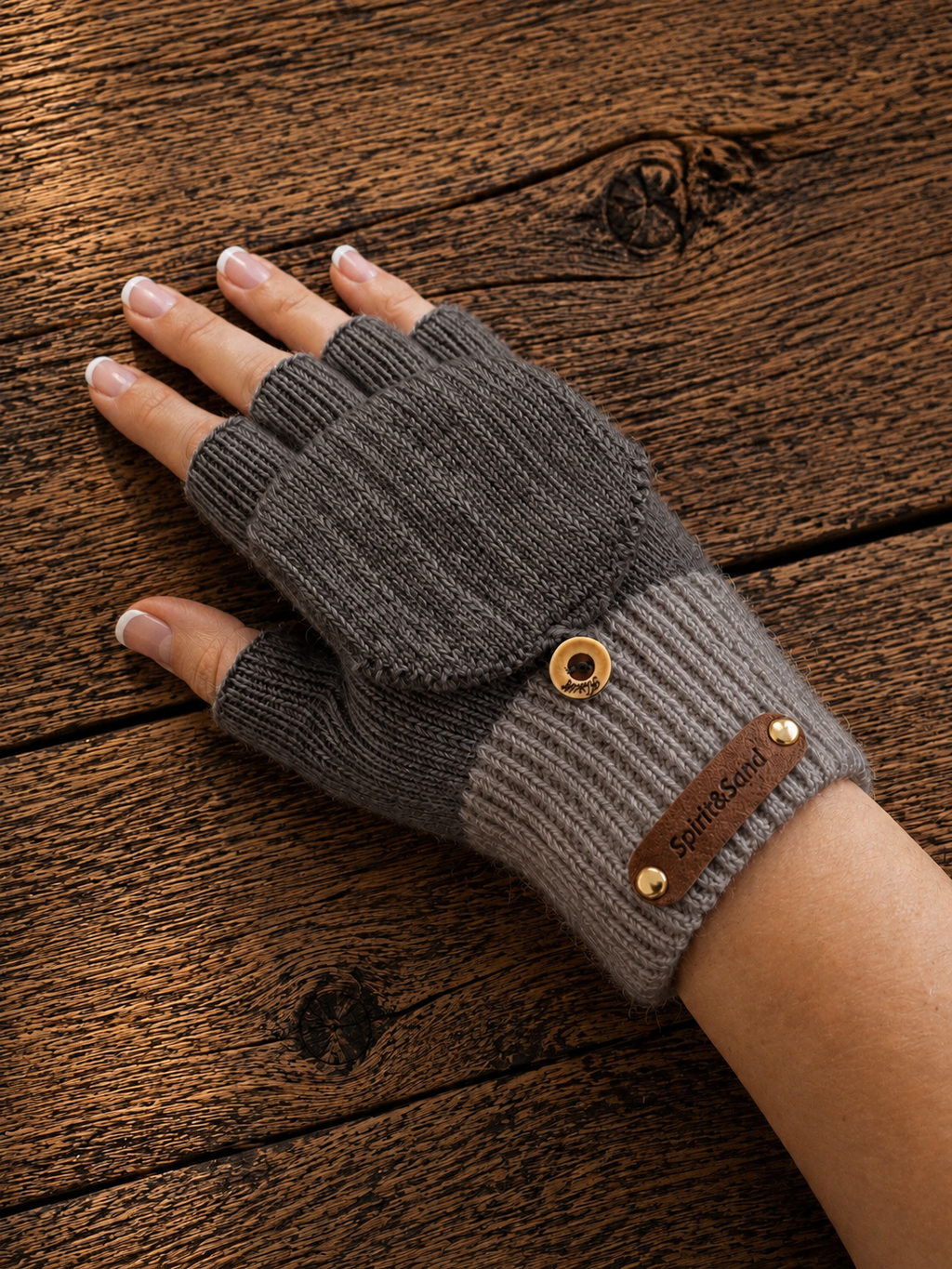 Fingerless Flip Gloves